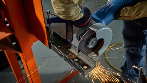 BOSCH GWS10-450P, 4-1/2” Angle Grinder - 10 Amp w/ Lock-on Paddle Switch