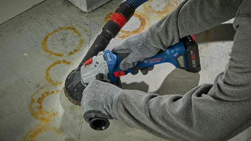 BOSCH GWS18V-8B15, 18V Brushless 4-1/2" Angle Grinder w/ (1) 4.0 Ah CORE Compact Battery