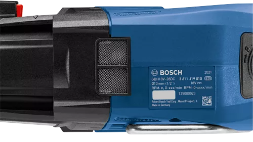 BOSCH GBH18V-28DCK24, 18V 1-1/8" SDS-plus Rotary Hammer w/ (2) 8.0 Ah CORE Performance Batteries