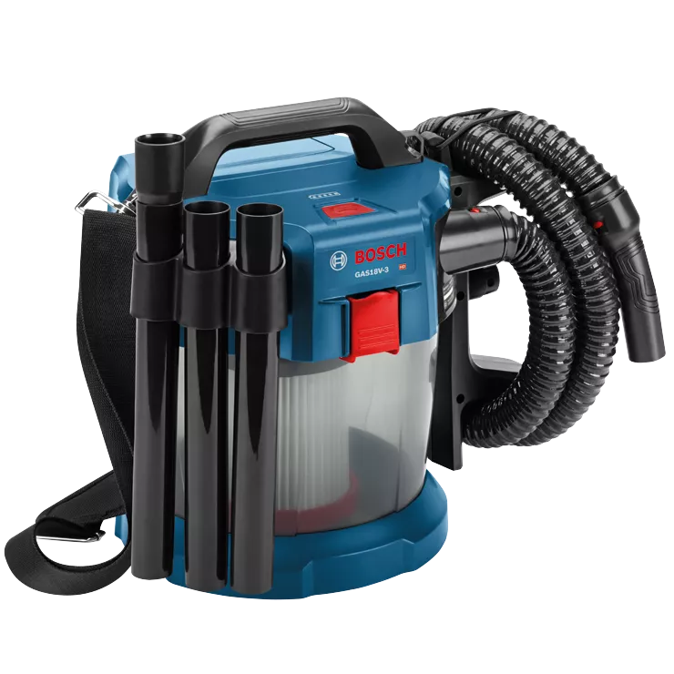 BOSCH GAS18V-3N, 18V 2.6-Gallon Wet/Dry Vacuum Cleaner with HEPA Filter (Bare Tool)