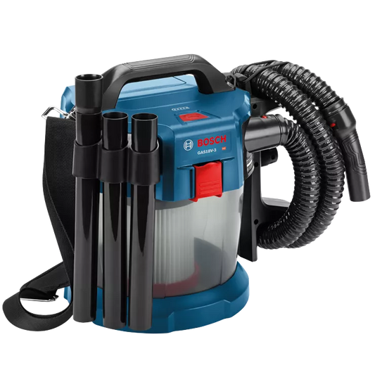 BOSCH GAS18V-3N, 18V 2.6-Gallon Wet/Dry Vacuum Cleaner with HEPA Filter (Bare Tool)