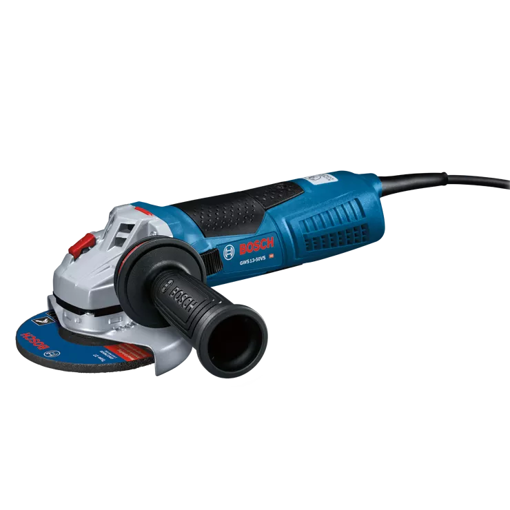 BOSCH GWS13-50VS, 5" Variable Speed Angle Grinder - 13 Amp w/ Lock-on Slide Switch