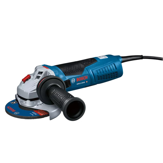 BOSCH GWS13-50VS, 5" Variable Speed Angle Grinder - 13 Amp w/ Lock-on Slide Switch