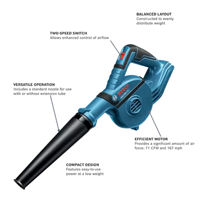 BOSCH GBL18V-71N, 18V Blower (Bare Tool)