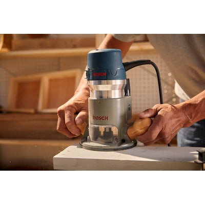 BOSCH 1617EVSPK, 2.25 HP Combination Plunge- and Fixed-Base Router