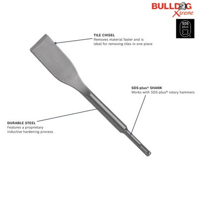 BOSCH HS1465, SDS-Plus® Bulldog Extreme Tile Chisel