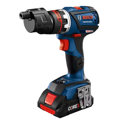 BOSCH GSR18V-535FCB15, 18V Brushless FlexiClick 5-in-1 Drill Driver Kit w/ (1) 4.0 Ah CORE Compact Battery