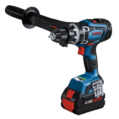 BOSCH GSB18V-1330CB14, 18V PROFACTOR Brushless Connected-Ready Brute Tough 1/2 In. Hammer Drill/Driver Kit w/ (1) 8.0 Ah CORE Performance Battery