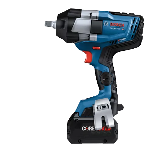 BOSCH GDS18V-740CB14, 18V PROFACTOR Brushless Connected-Ready 1/2 In. Impact Wrench with Friction Ring Kit w/ (1) 8.0 Ah CORE Performance Battery
