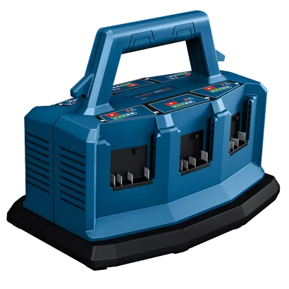 BOSCH GAL18V6-80, 18V 8.0 Amp 6-Bay Sequential Fast Charger