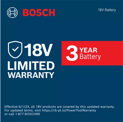 BOSCH GBA18V40, 18V CORE18V® Lithium-Ion 4 Ah Advanced Power Battery