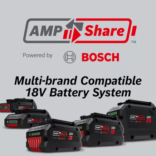 BOSCH GDX18V-1860CB25, 18V Brushless Advanced Connected-Ready Socket-Ready Impact w/ (2) 4.0 Ah CORE Compact Batteries