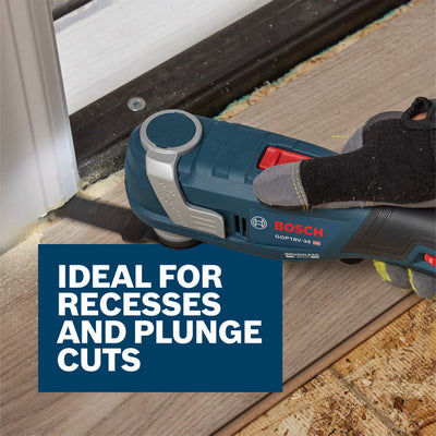 BOSCH OSL114F-10, 1-1/4in. Starlock Bi-Metal Plunge Cut Blade - 10pk