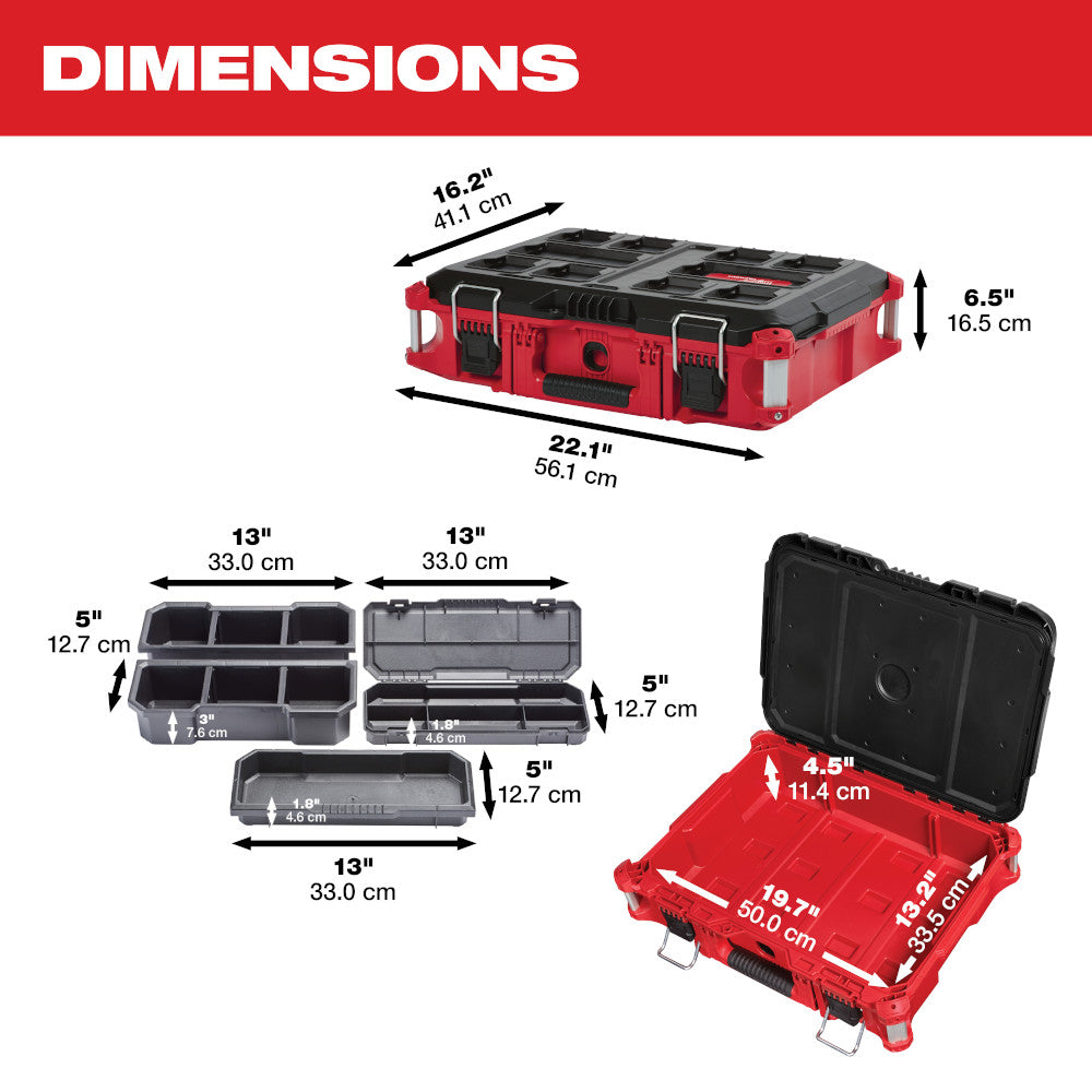 Milwaukee 48-22-8424, PACKOUT Tool Box