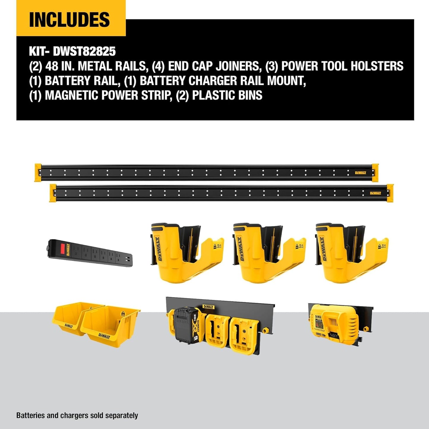 DEWALT DWST82825, POWER TOOL STORAGE KIT