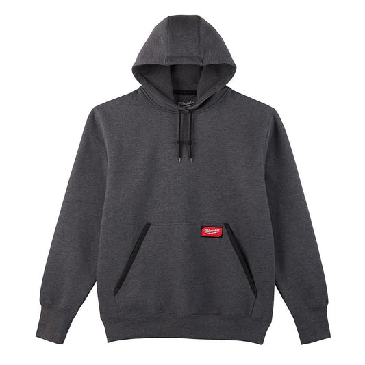 Milwaukee 350G-2X, HD PULLOVER HOODIE - GRAY 2X (Discontinued)