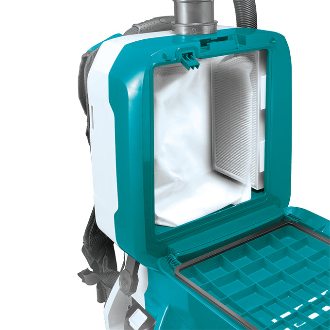 Makita DVC665ZX4U, 18Vx2 LXT Backpack Vacuum Cleaner with AWS (6.0 L)