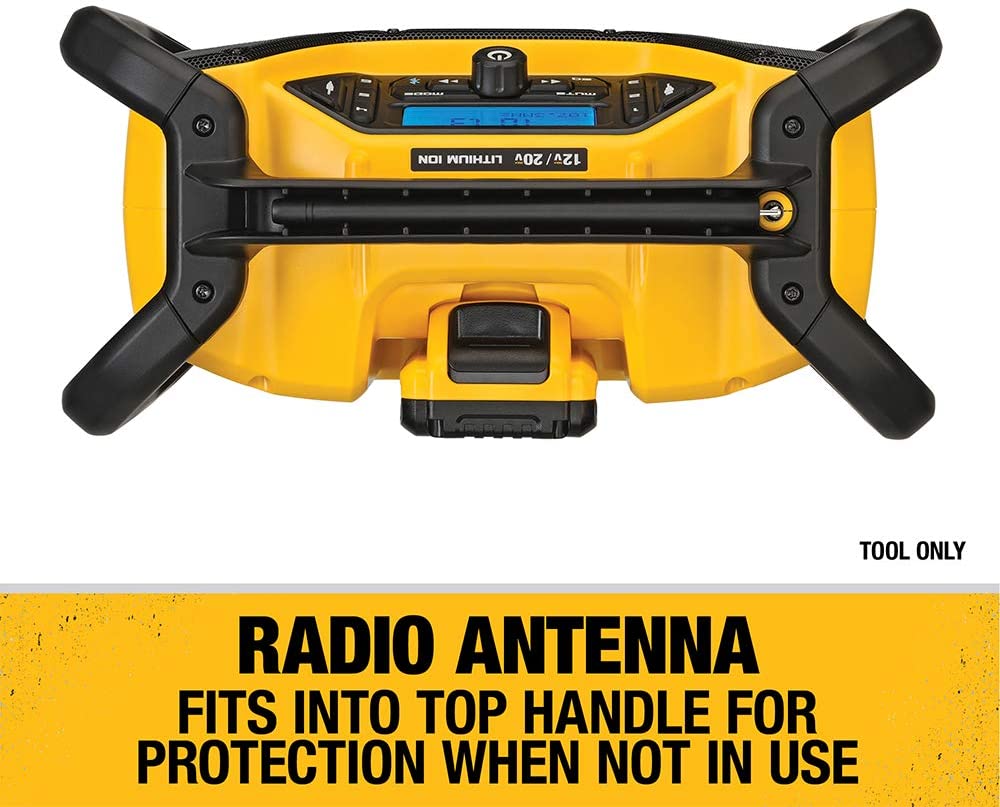 DEWALT DCR028B, 12V/20V MAX JobSite Bluetooth Radio