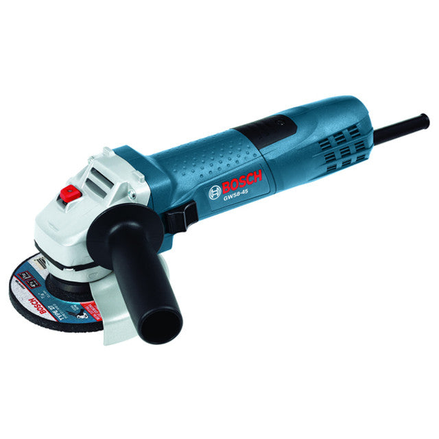 BOSCH GWS8-45, 4-1/2” Angle Grinder - 7.5 Amp w/ Lock-on Slide Switch