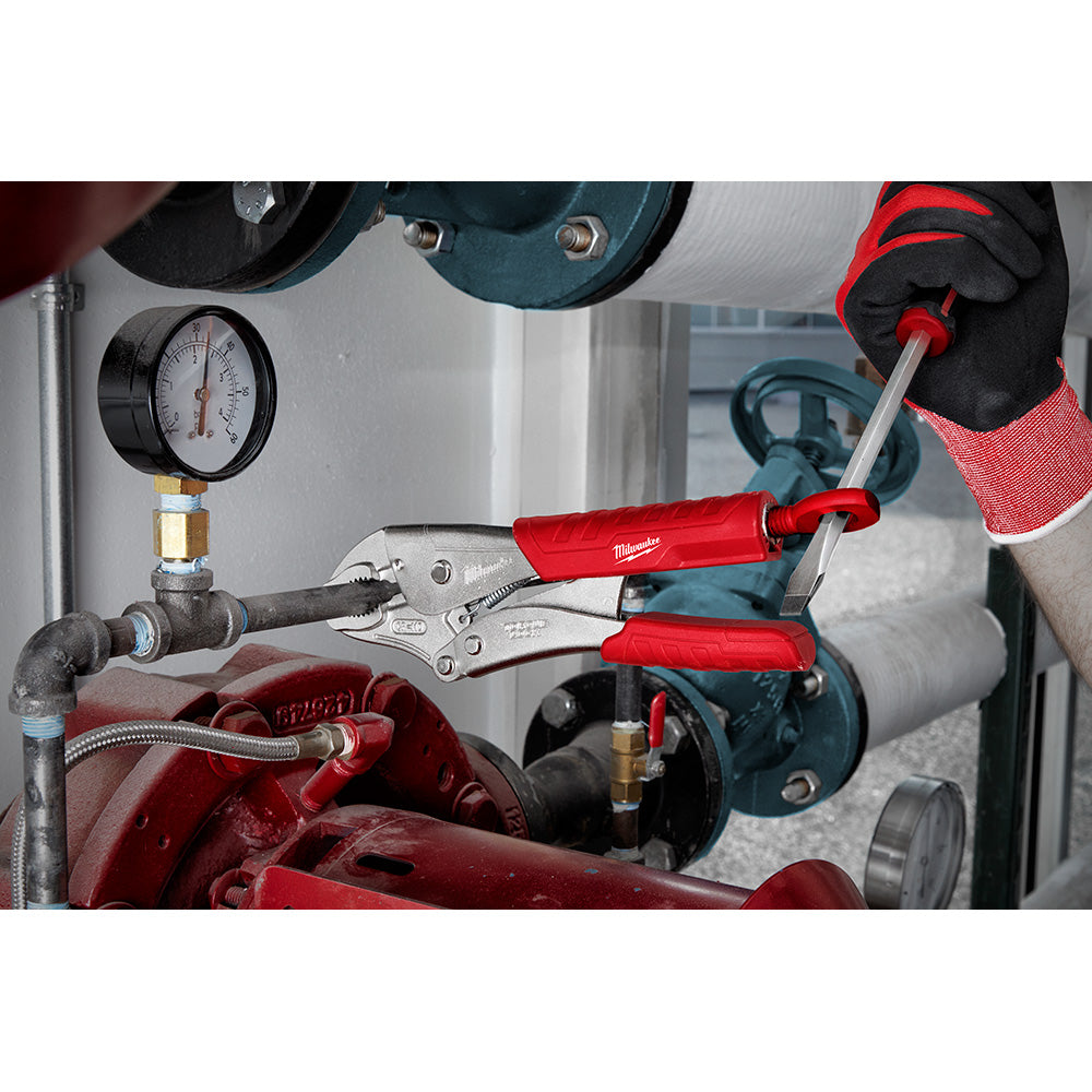 Milwaukee 48-22-3410, 10" TORQUE LOCK Curved Jaw Locking Pliers with Durable Grip