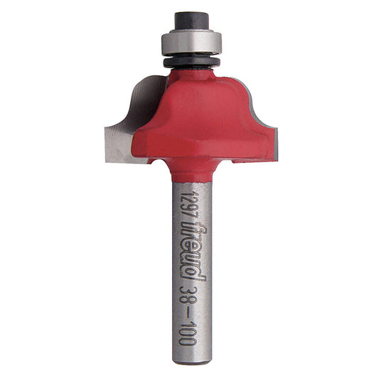 Freud 38-100, Carbide Router Bit - 1-1/16" x 2-3/16" Roman Ogee Bit (1/2" Carbide Height)