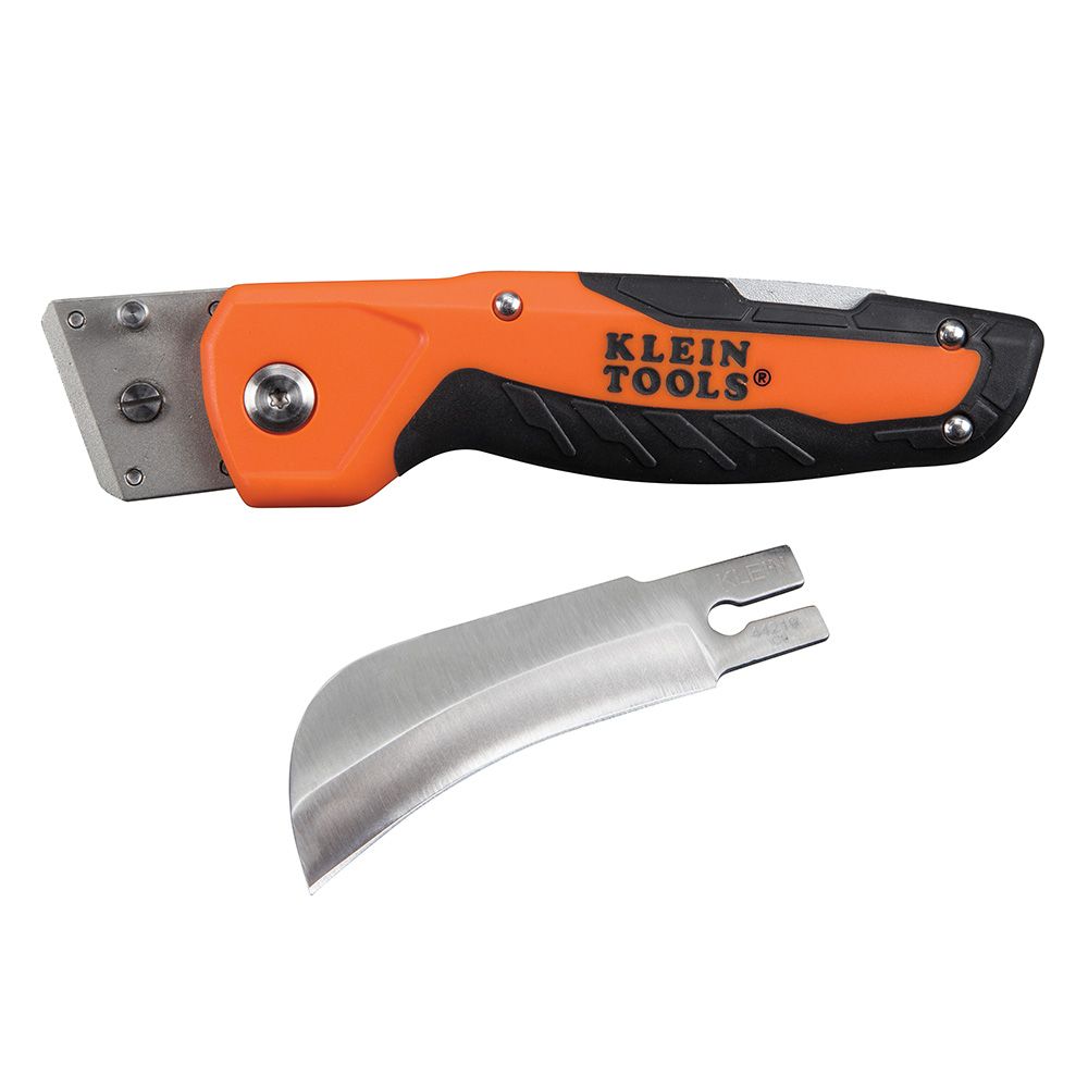 Klein Tools 44218, Cable Skinning Utility Knife w/Replaceable Blade