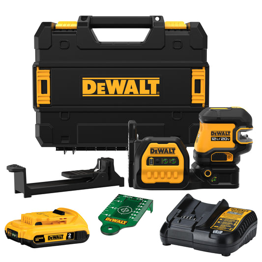 DEWALT DCLE34520G, 20V MAX 5 Spot Green Line Laser