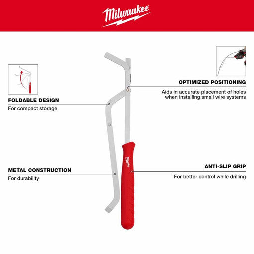 Milwaukee 48-13-8403, 9/16” x 54" Flexible Cable Auger Bit 3PC Set