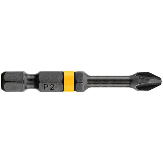 DEWALT DWA2PH3IRB, 2'' Phillips #3 Impact Ready FlexTorq Bits (sold/ea)