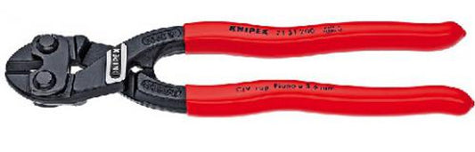 Knipex 71 31 200 SBA, 8" OAL High Leverage Cobalt Cutter With Notch