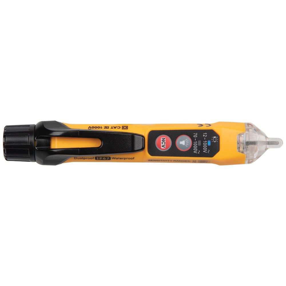 Klein Tools NCVT3P, Dual Range Non-Contact Voltage Tester with Flashlight, 12 - 1000V AC