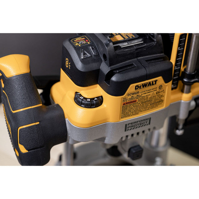 DEWALT DCW620B, 20V MAX XR 2-1/4in Peak HP Plunge Router (Bare Tool)