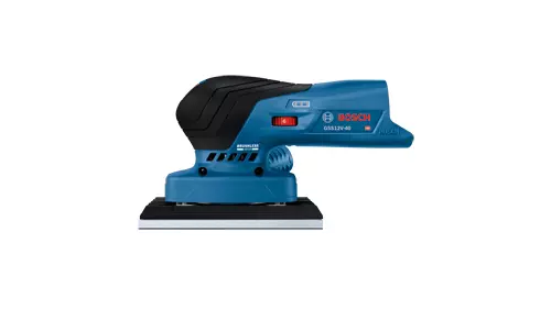 Bosch GSS12V-40N, 12V Max Brushless Sheet Orbital Finishing Sander (Bare Tool)