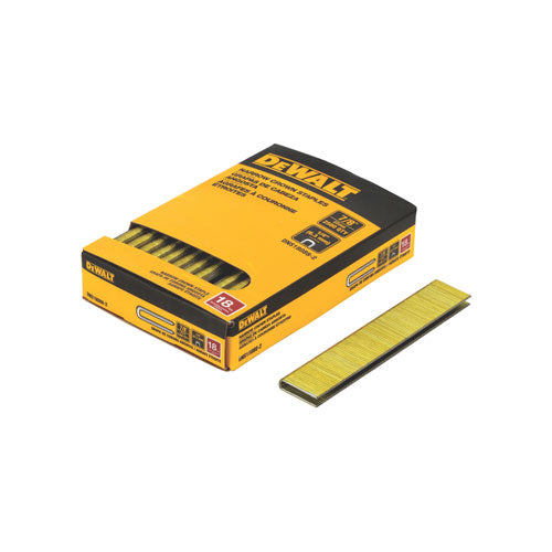 DEWALT DNS18088-2, 18 Gauge 1/4'' Crown 7/8'' Staples 2,500 Quantity