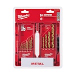 Milwaukee 48-89-0011, 14 pc Thunderbolt Titanium Coated Drill Bit Kit