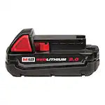 Milwaukee 48-11-1820 X 10, M18 REDLITHIUM Compact Battery (2.0 Ah) 10PK