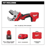 Milwaukee 2470-21, M12™ Plastic Pipe Shear Kit