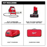 Milwaukee 2446-21XC, M12 Grease Gun Kit