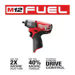Milwaukee 2454-20, M12 FUEL 3/8 Impact Wrench (Tool Only)