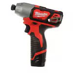 Milwaukee 2497-22, M12™ Cordless LITHIUM-ION 2-Tool Combo Kit