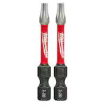 Milwaukee 48-32-4984, Shockwave™ 2" Impact Torx® T20 Power Bits (2PK)