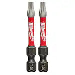Milwaukee 48-32-4985, Shockwave™ 2" Impact Torx® T25 Power Bits (2PK)