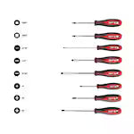 Milwaukee 48-22-2718, 8 pc Hex Wrench Ready Magnetic Tips Screwdriver Set