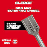 Milwaukee 48-62-4089, SDS-MAX DEMO 2" X 12" Scraping Chisel