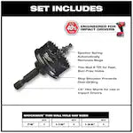 Milwaukee 49-22-4800, 3 pc Thin Wall Hole Saw Set