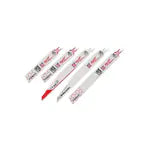Milwaukee 49-22-3305, SAWZALL Demolition Nail-Embedded Wood and Metal Cutting Bi-Metal Reciprocating Saw Blade Set (5-Piece)