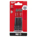 Milwaukee 48-32-4574, SHOCKWAVE 3.5" SQ2 IMPACT BIT 5PK