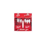 Milwaukee 49-22-0175, 8 pc 6" Universal Flat Boring Bit Set