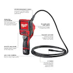 Milwaukee 2315-21, M12 M-SPECTOR Flex 3ft Inspection Camera Kit (Discontinued)