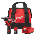 Milwaukee 2406-22, M12 FUEL™ 1/4” Hex 2-Speed Screwdriver Kit